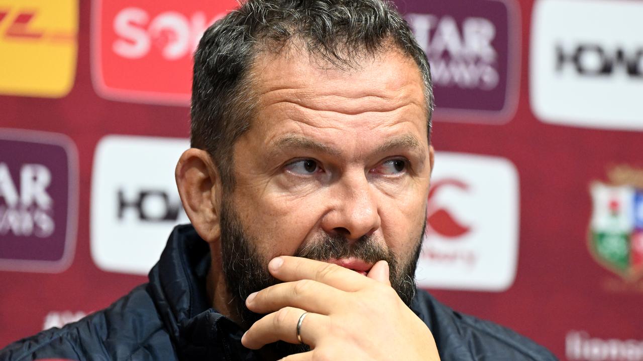Lions coach Andy Farrell