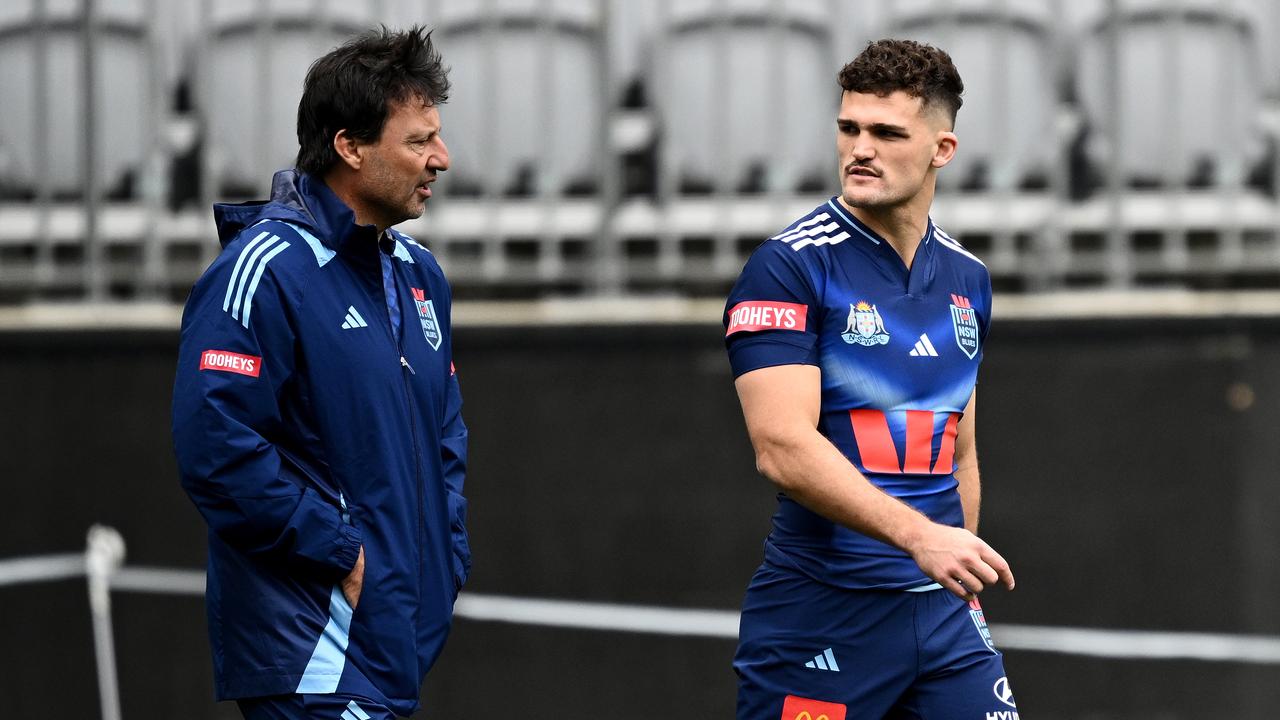 Laurie Daley and Nathan Cleary