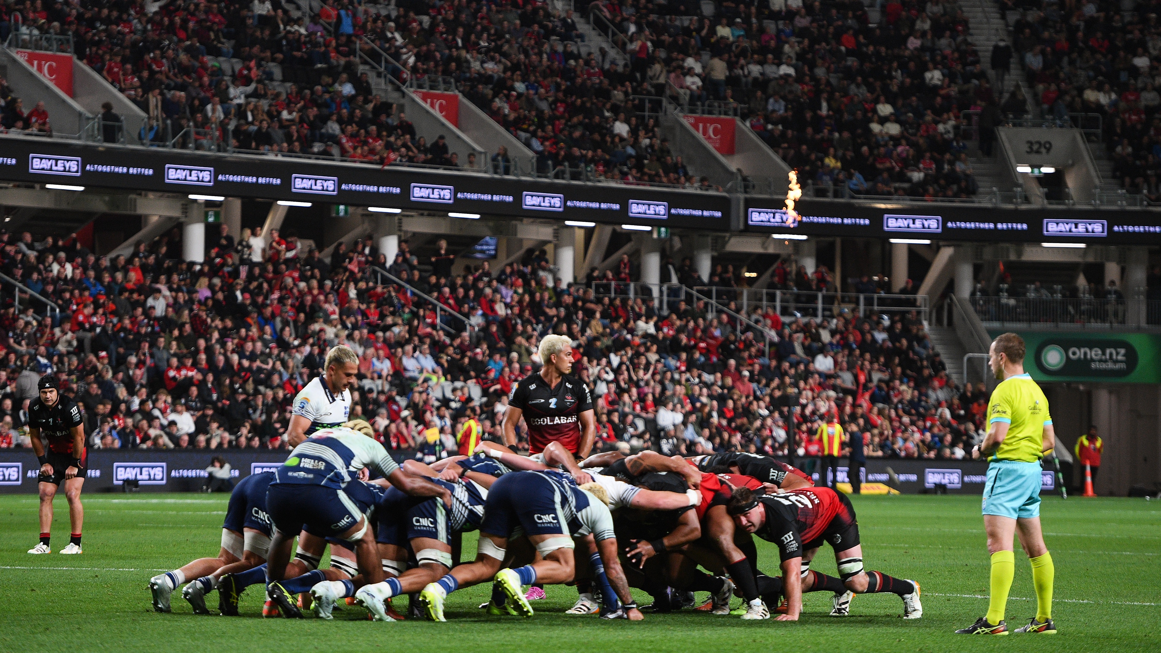 Crusaders v Blues at Te Kaha Stadium