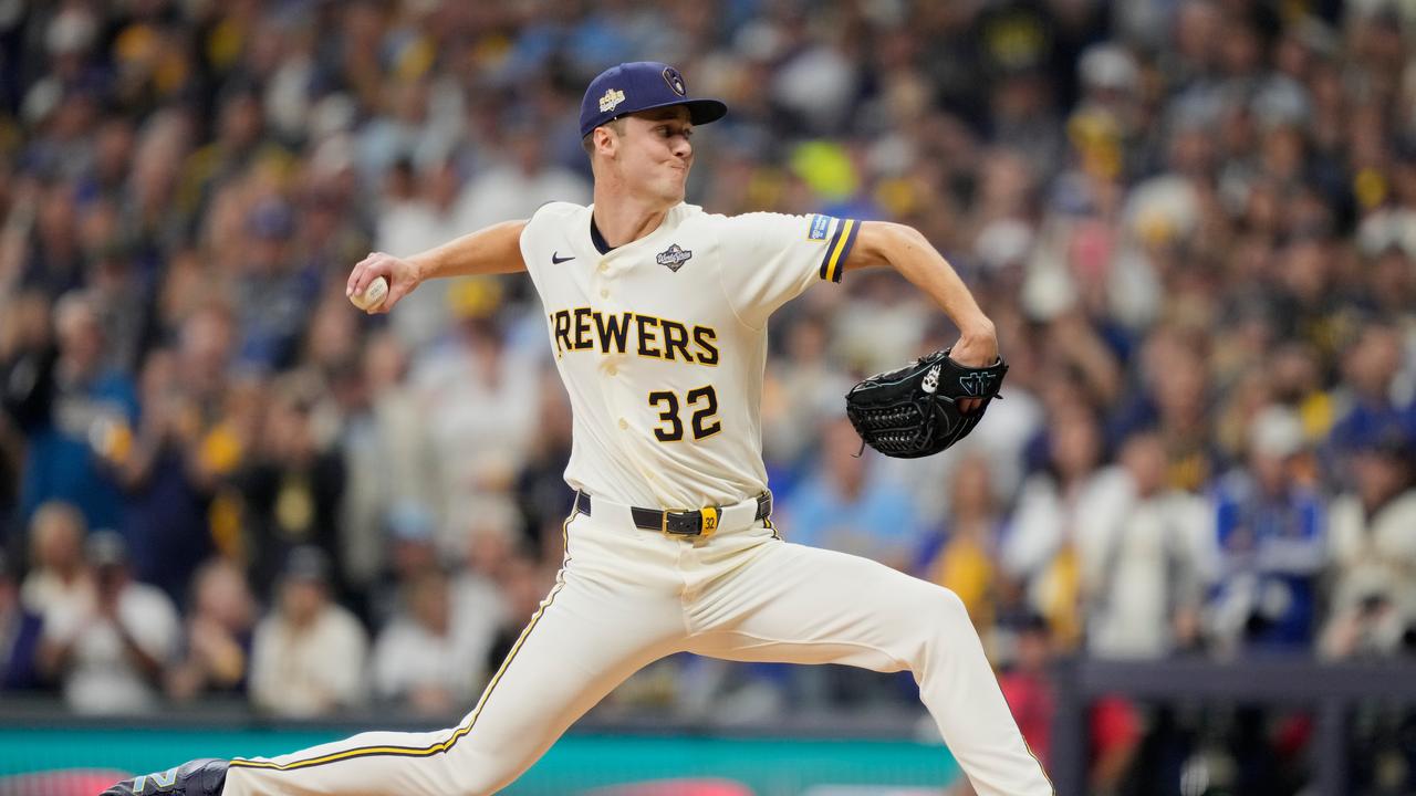 Milwaukee Brewers pitcher Jacob Misiorowski