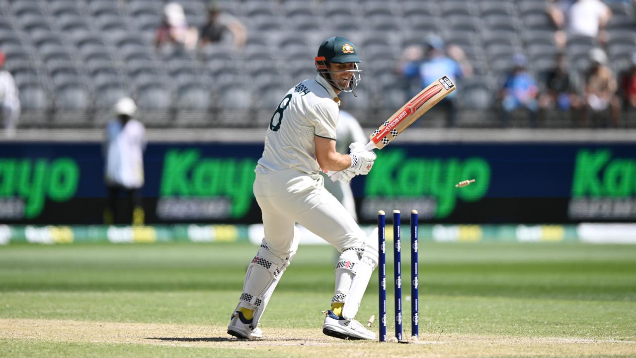 Mitch Marsh's dismissal by Nitish Kumar Reddy heralded an early end for Australia on day four