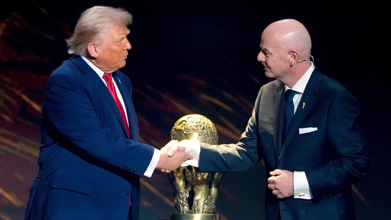 FIFA President Gianni Infantino awards President Donald Trump the FIFA Peace Prize