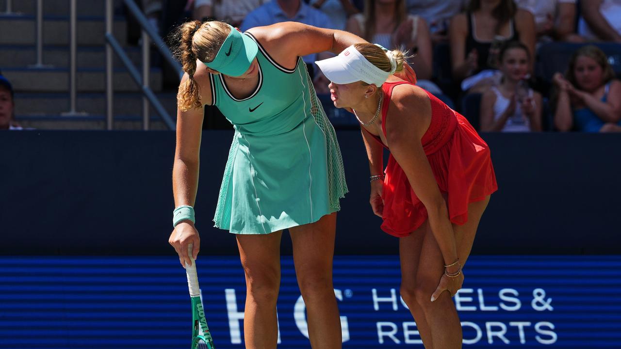 Mirra Andreeva and Anastasia Potapova