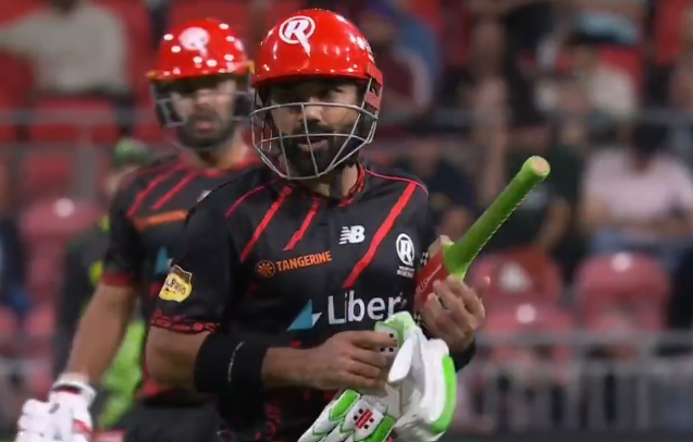 Mohammad Rizwan retired out video: BBL Melbourne Renegades