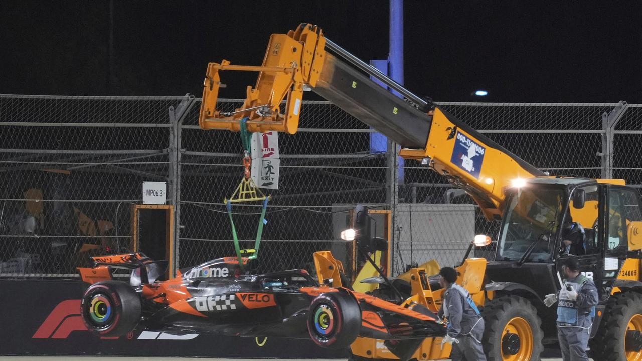 Lando Norris crashes out of Saudi GP quali