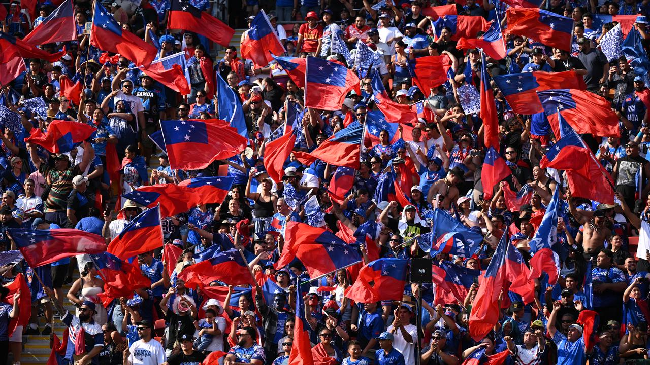 Samoa fans at Suncorp