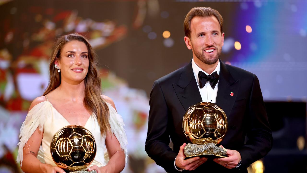 Ballon d'Or winners Alexia Putellas and Harry Kane