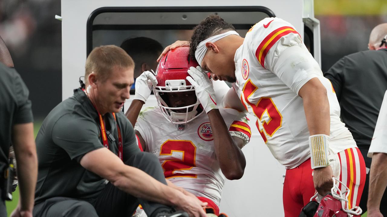 Patrick Mahomes and Tyquan Thornton