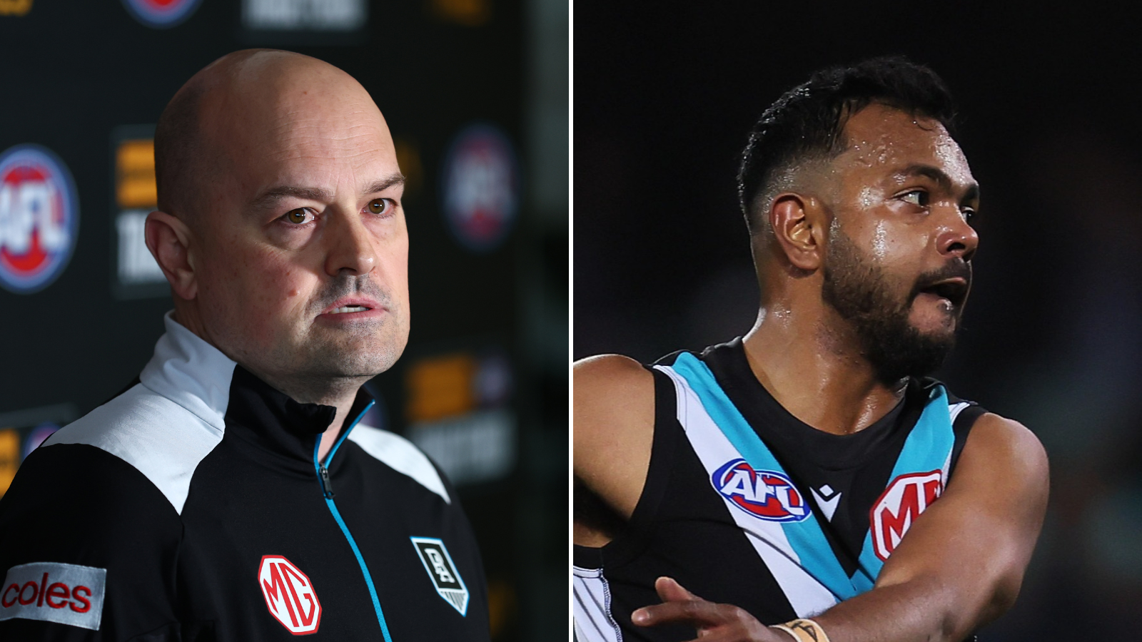 Wili Rioli Willie Rioli threats: Port Adelaide address the media