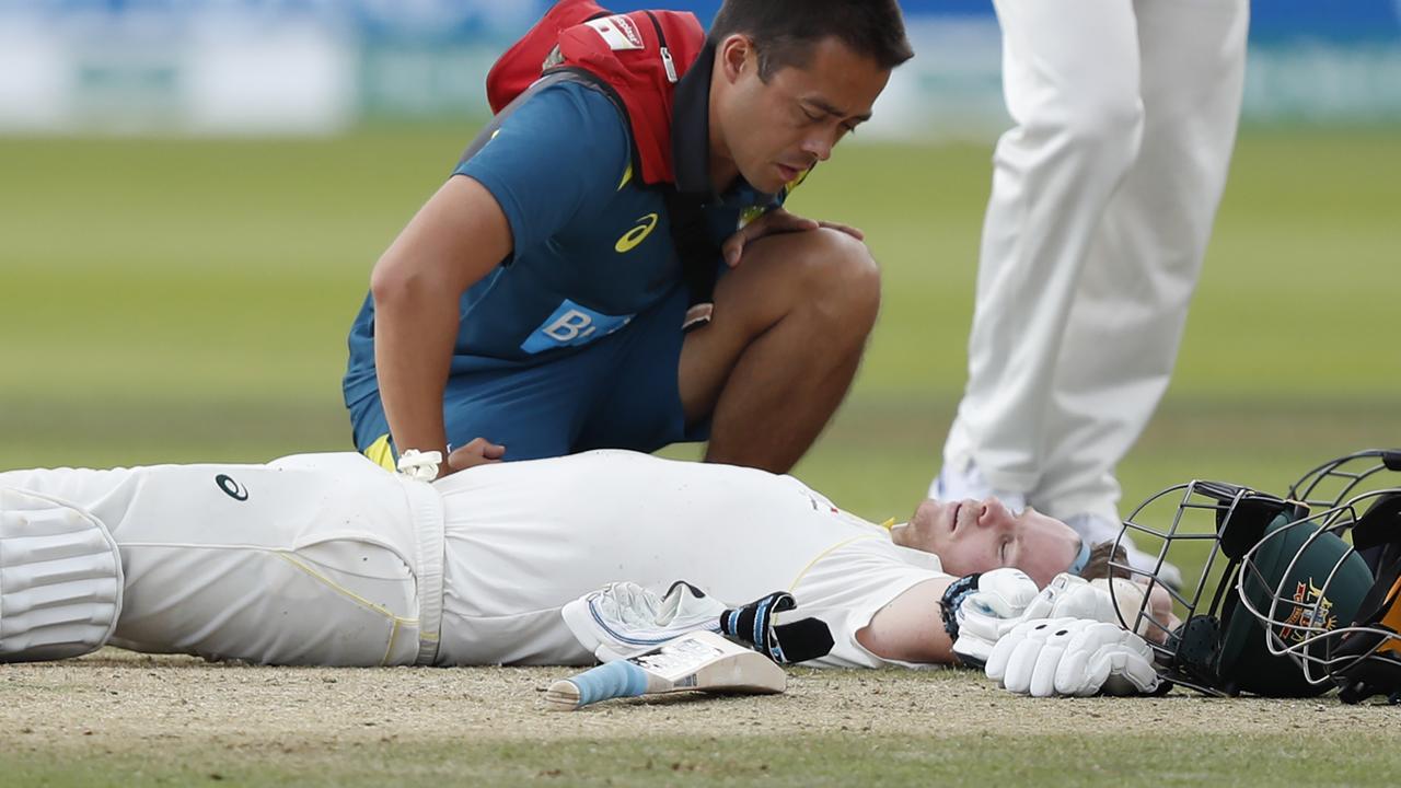 Steve Smith down knocked v Archer