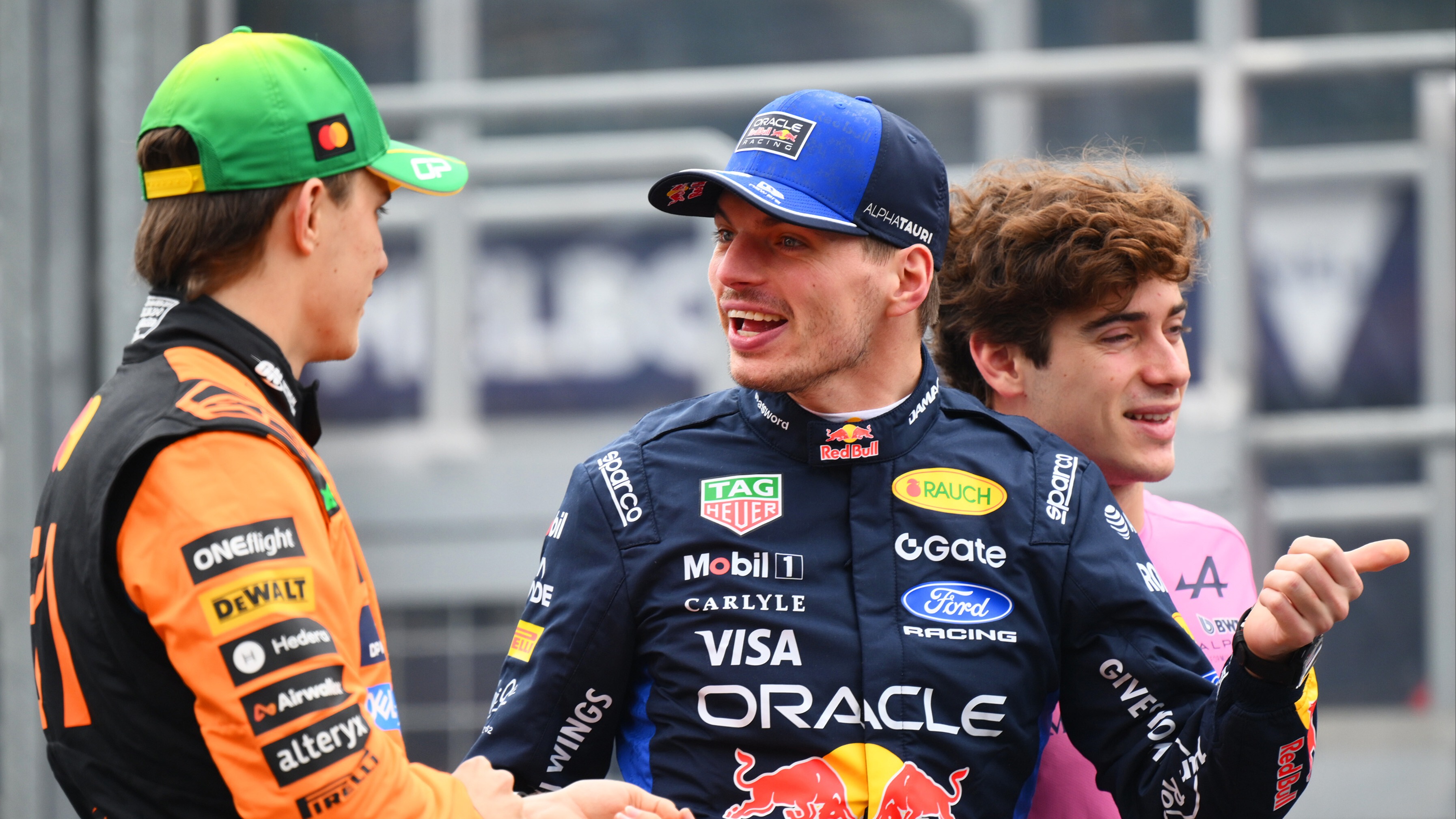 Oscar Piastri and Max Verstappen