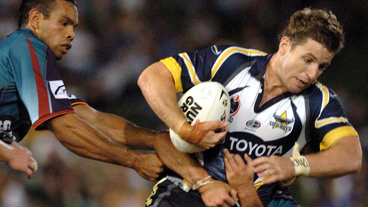 Josh Hannay in action for the Cowboys in 2004