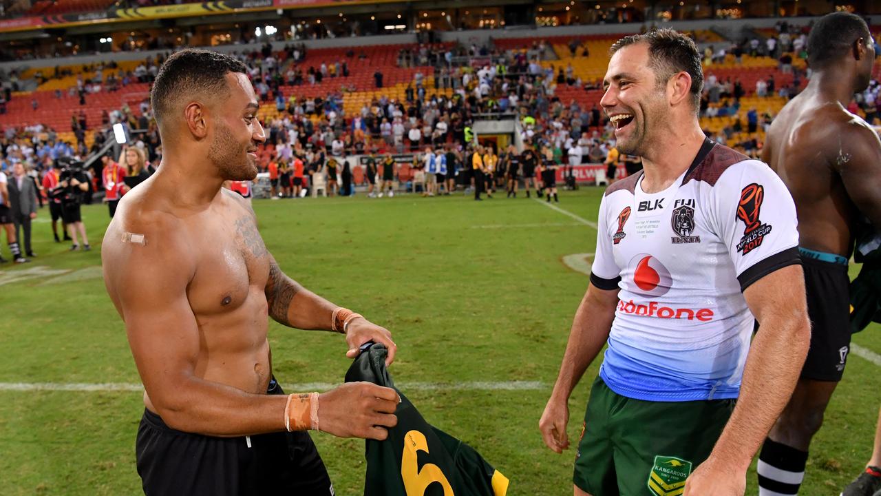 Apisai Koroisau and Cameron Smith