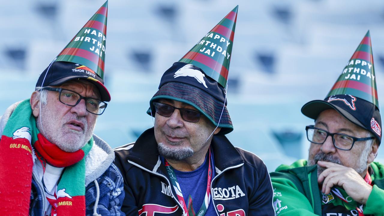 red and green party hats