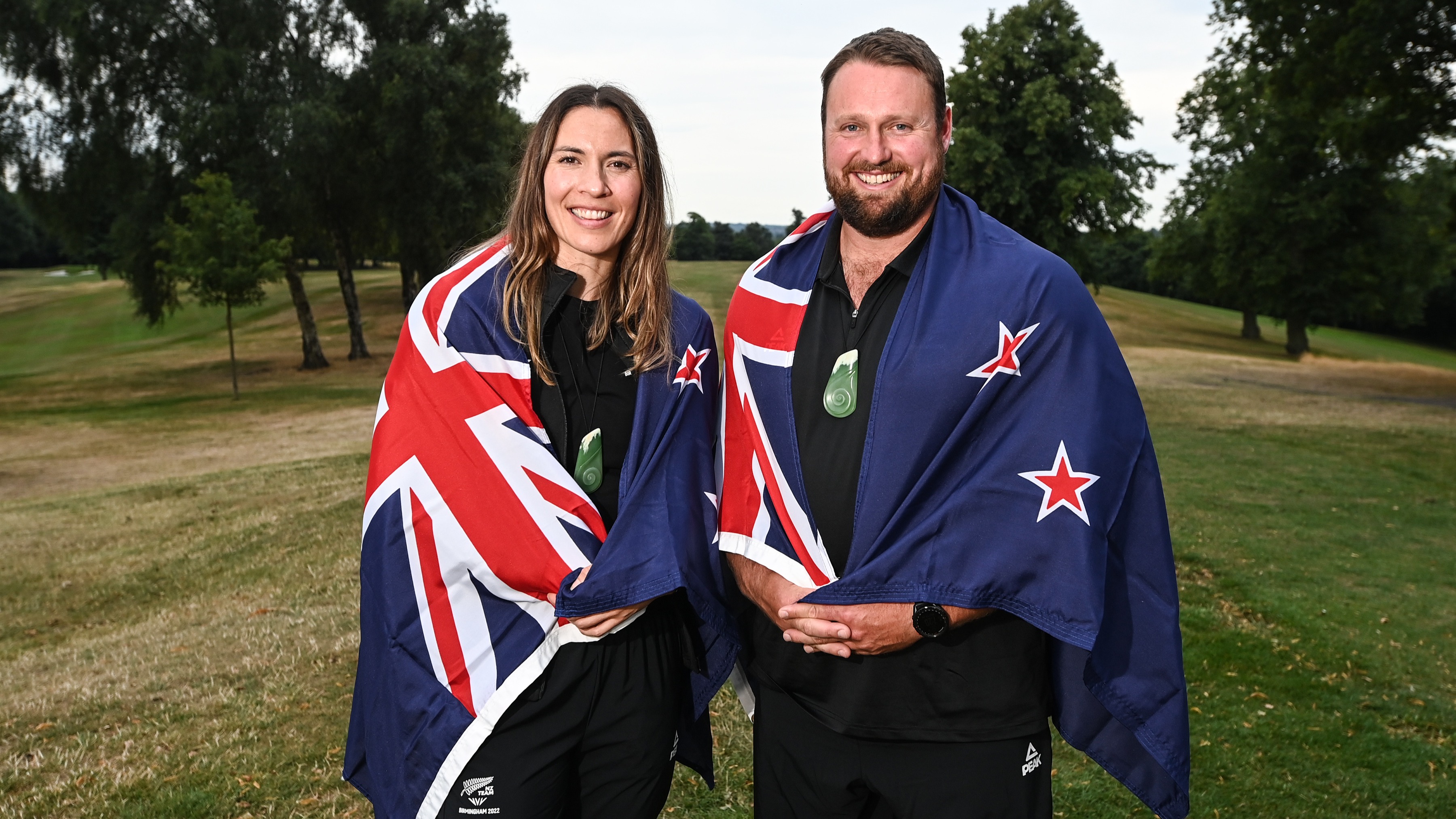 Joelle King and Tom Walsh, 2022 Commonwealth Games flag bearers