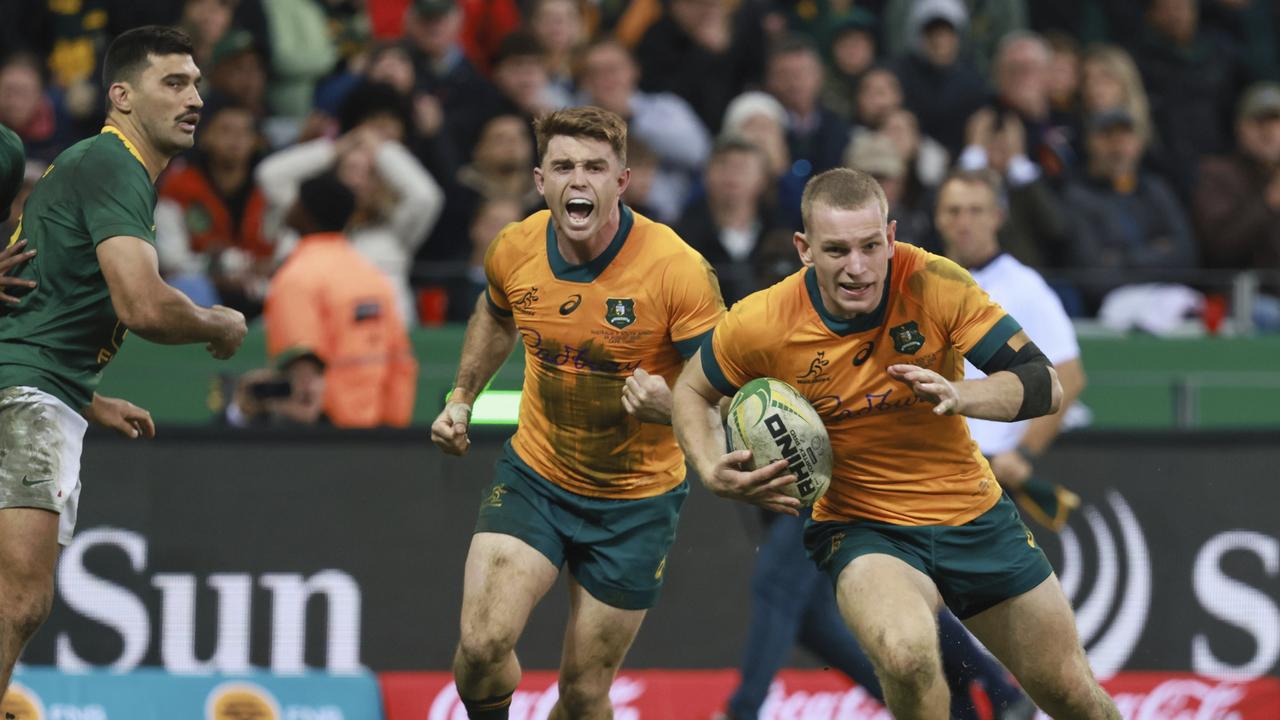 Max Jorgensen (right) will step in for Andrew Kellaway