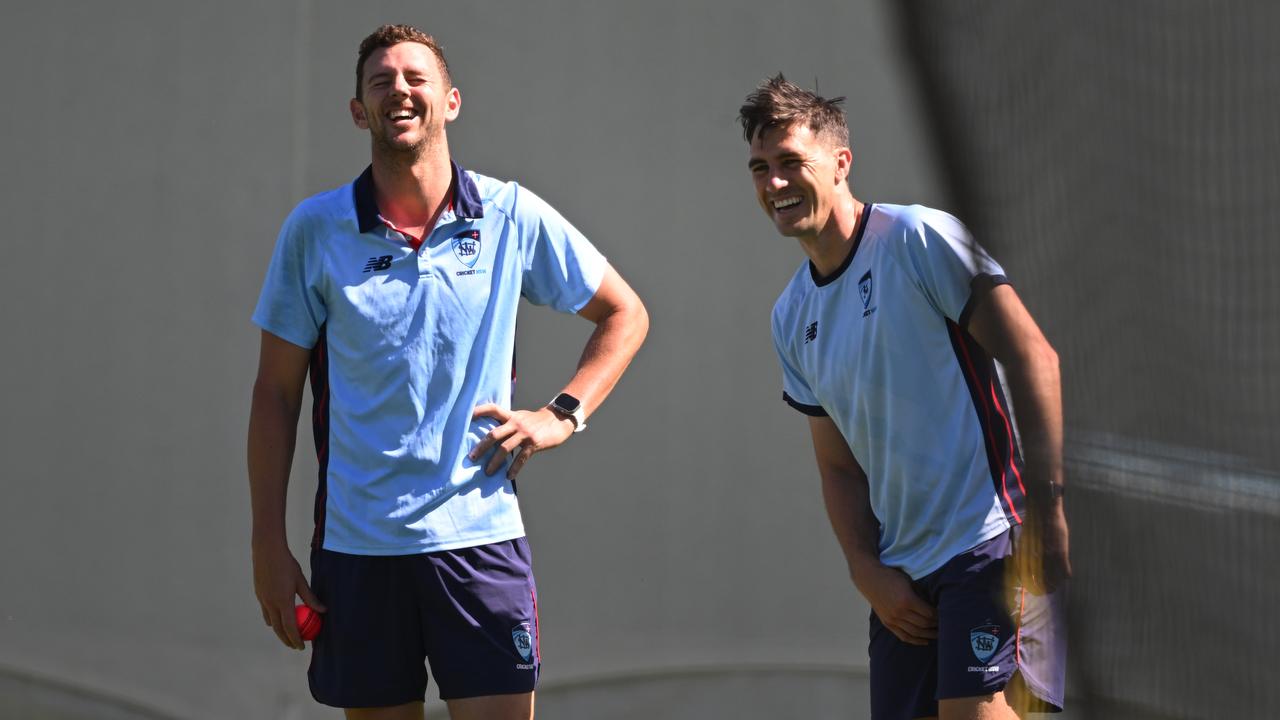 Josh Hazlewood and Pat Cummins