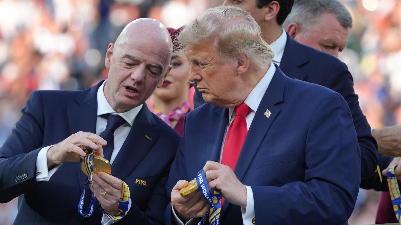 Gianni Infantino and Donald Trump