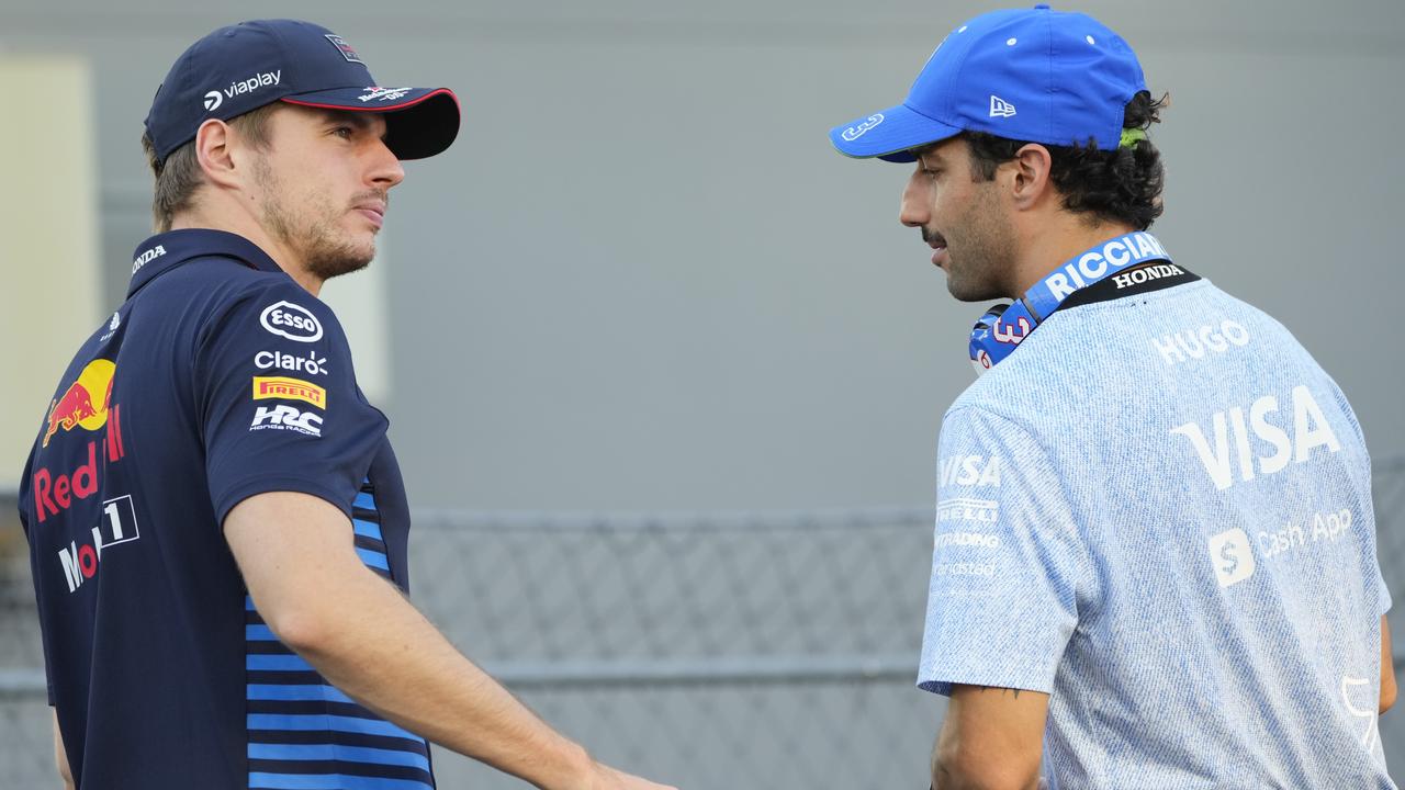 Max Verstappen and Daniel Ricciardo 