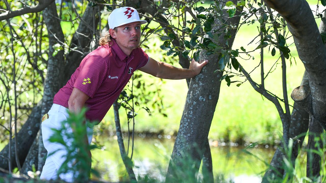 Cameron Smith found trouble on the back nine as he lost touch with Elvis Smylie