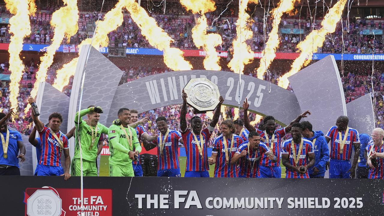 Crystal Palace winning the 2025 Community Shield