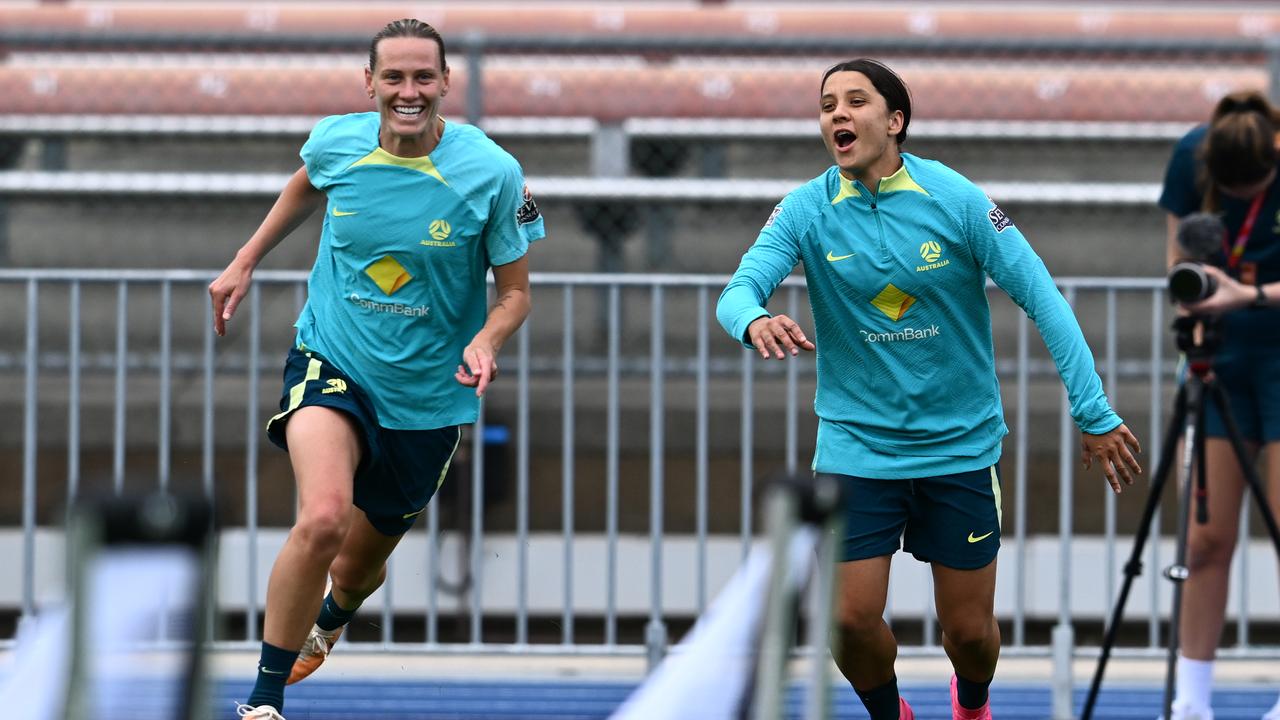 Emily van Egmond (l) and Kerr 