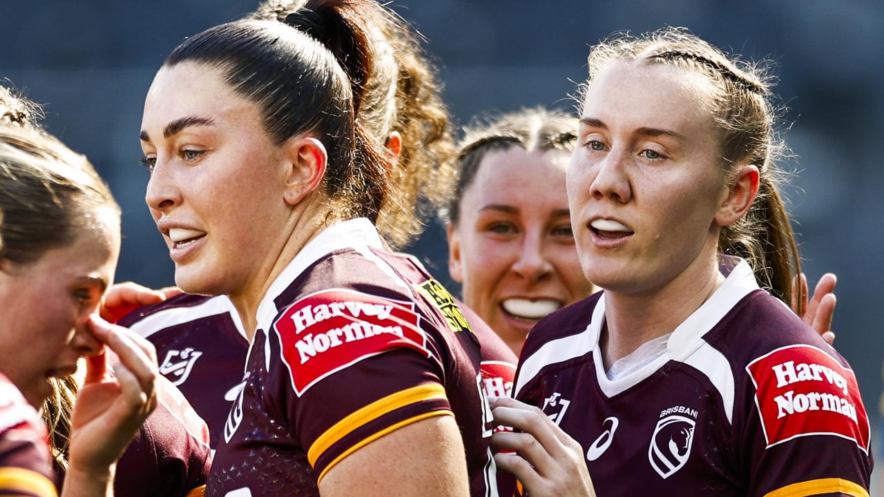 Brisbane stars Romy Teitzel (left) and Tamika Upton (right)