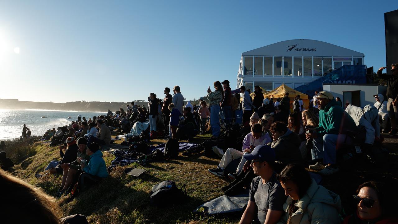 The New Zealand Pro attracted plenty of fans to watch the world's best surfers in action.