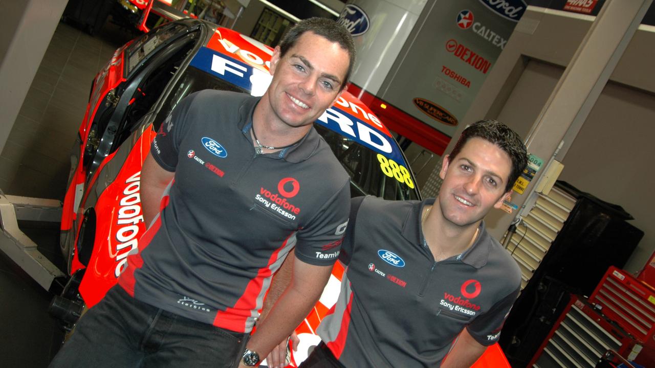 Craig Lowndes and Jamie Whincup
