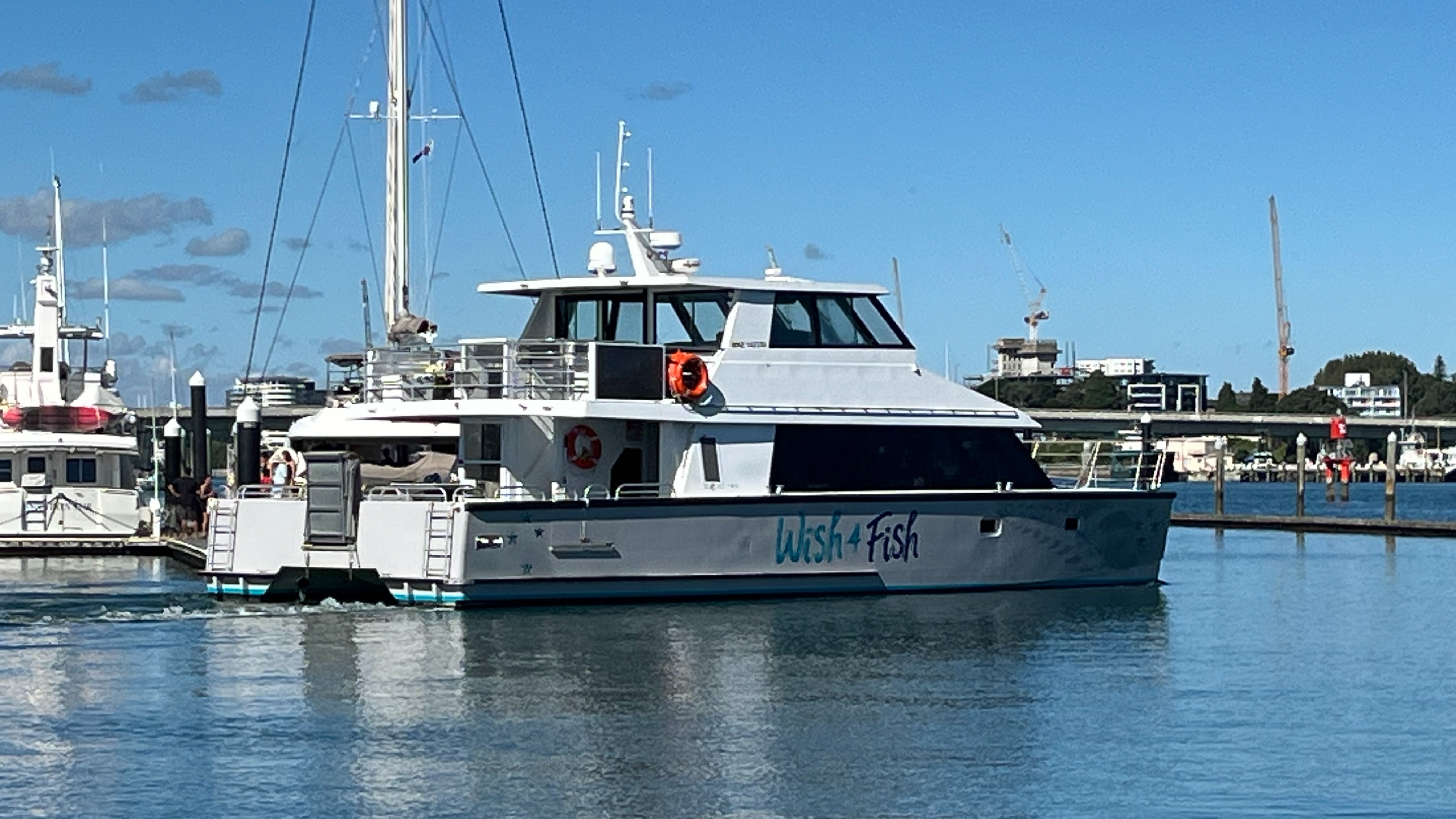 The Wish4Fish catamaran