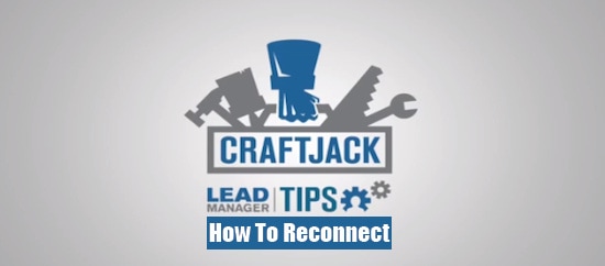 Video Tip - Reconnect