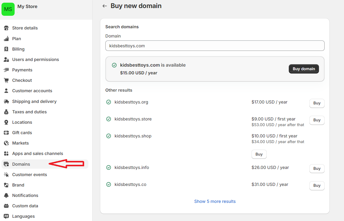 domain-change