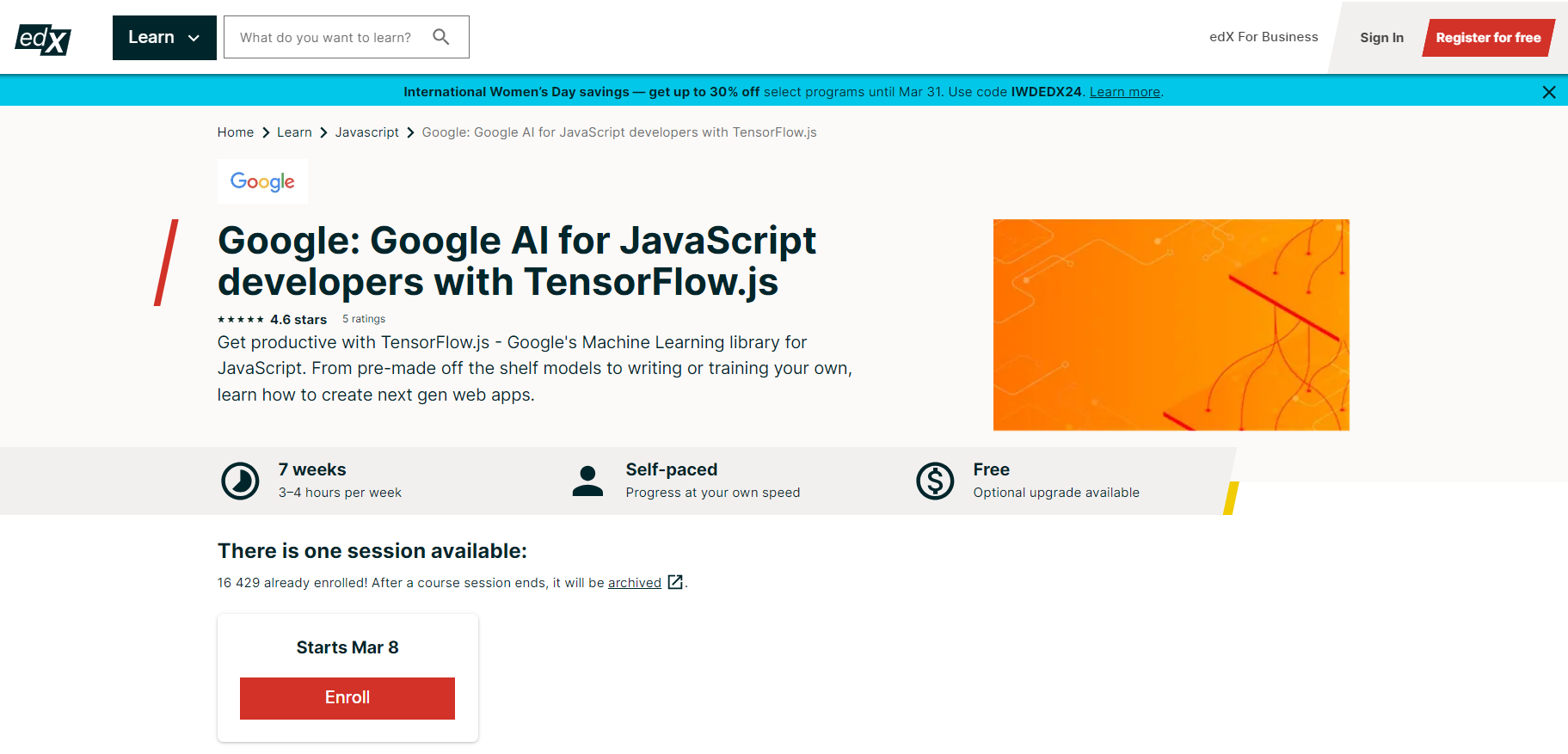 Google AI for JavaScript developers with TensorFlow.js