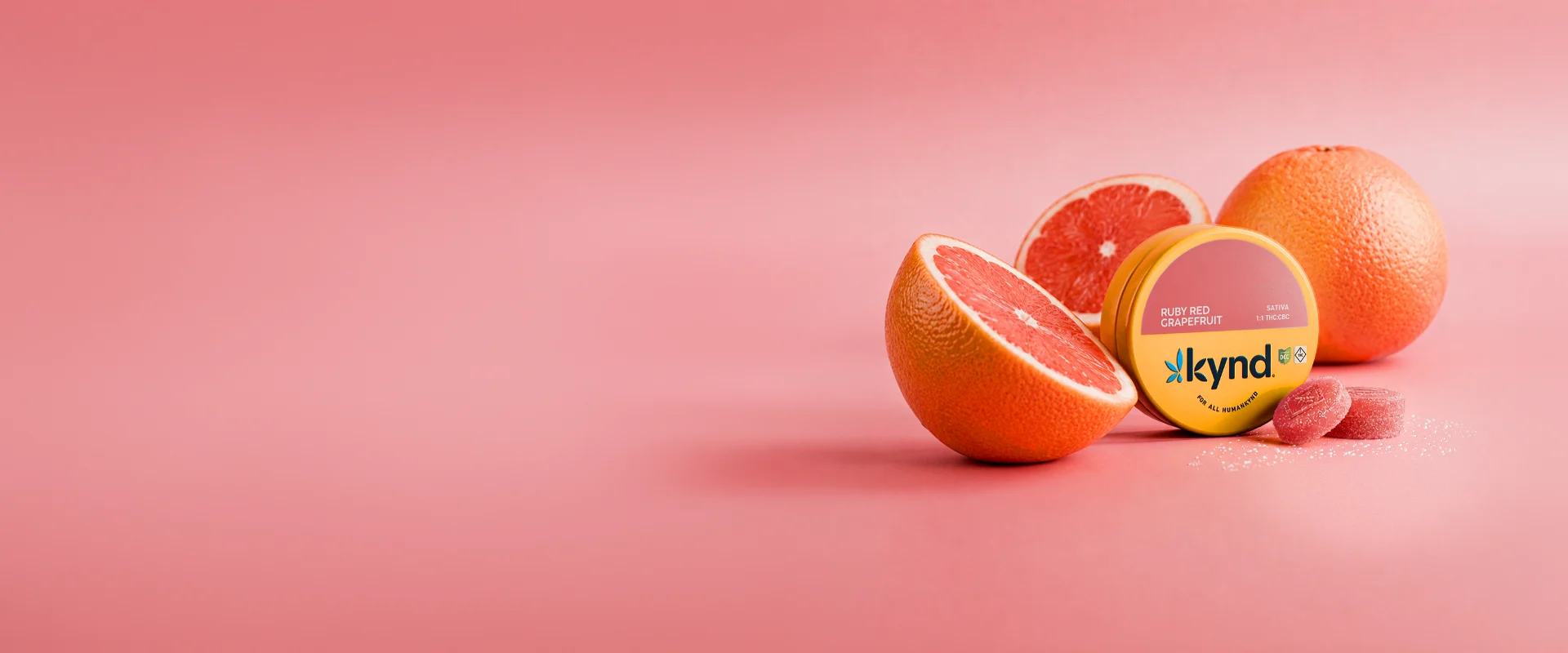 Ruby Red Grapefruit THC:CBC Gummies
