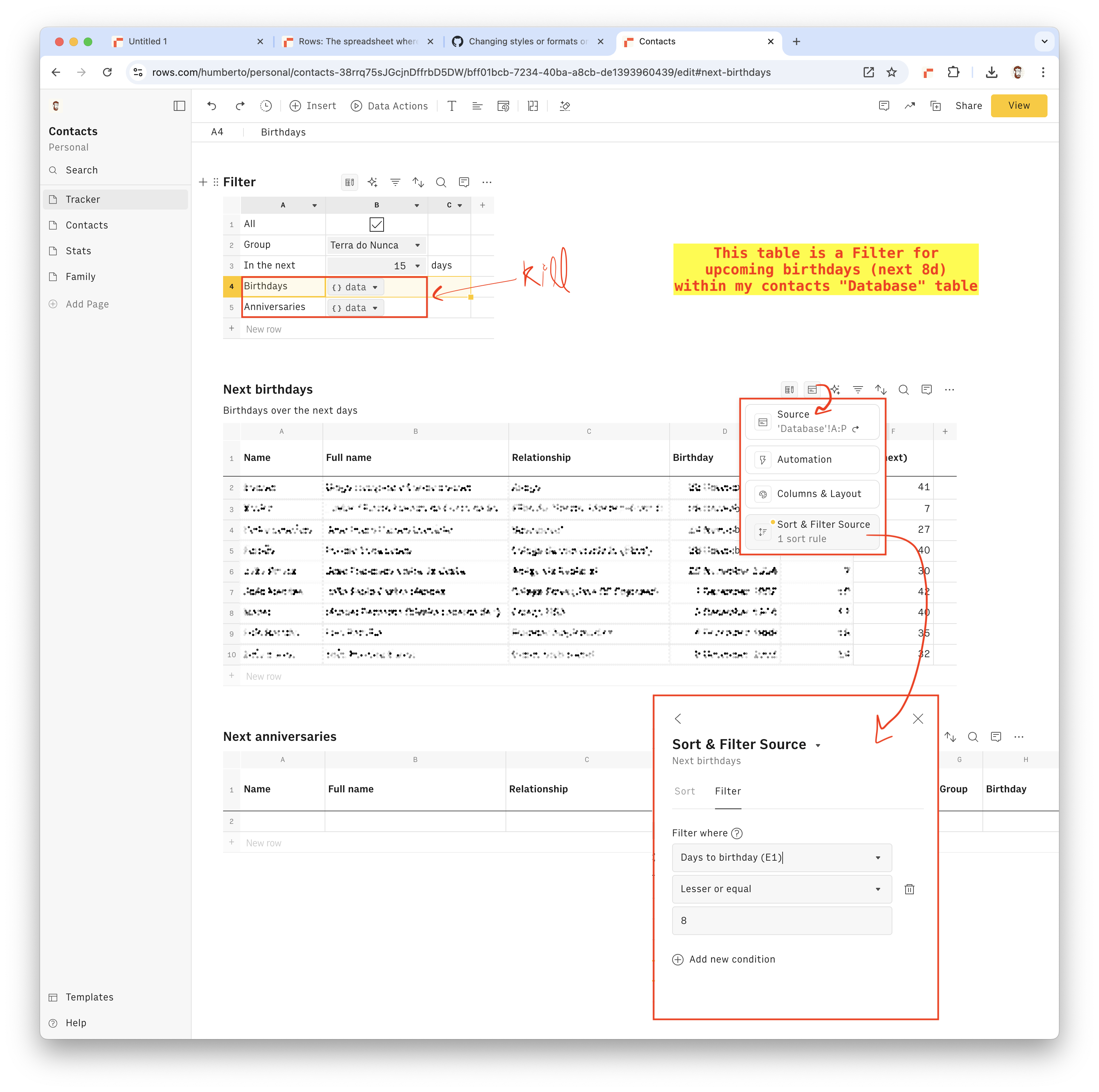 blog - filter in data tables