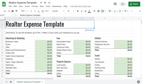 realtor expense report-min