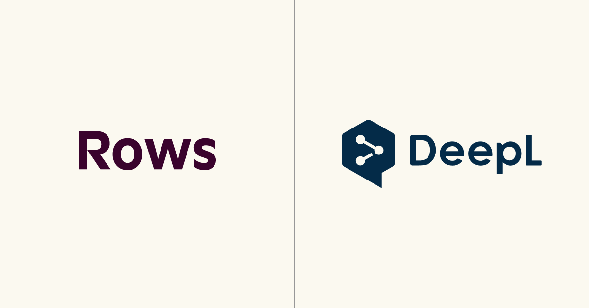 DeepL | Rows