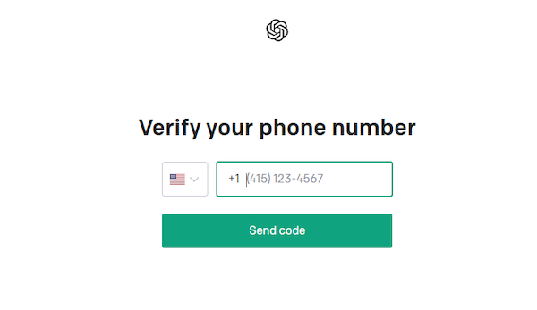 4. verify your phone number