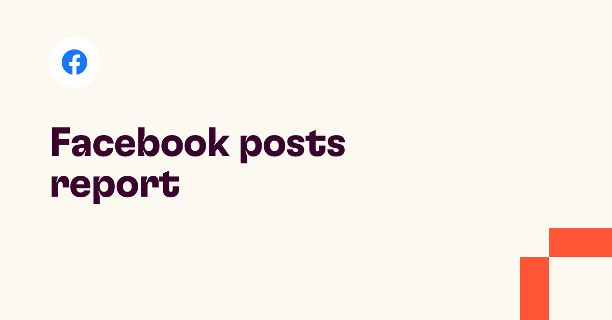 Facebook Page Insights Report | Rows template