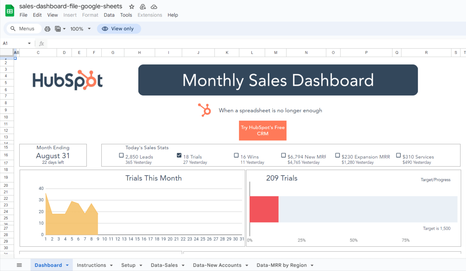 hubspot monthly sale