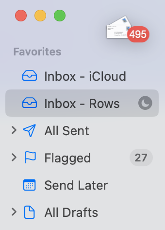 blog - unread email