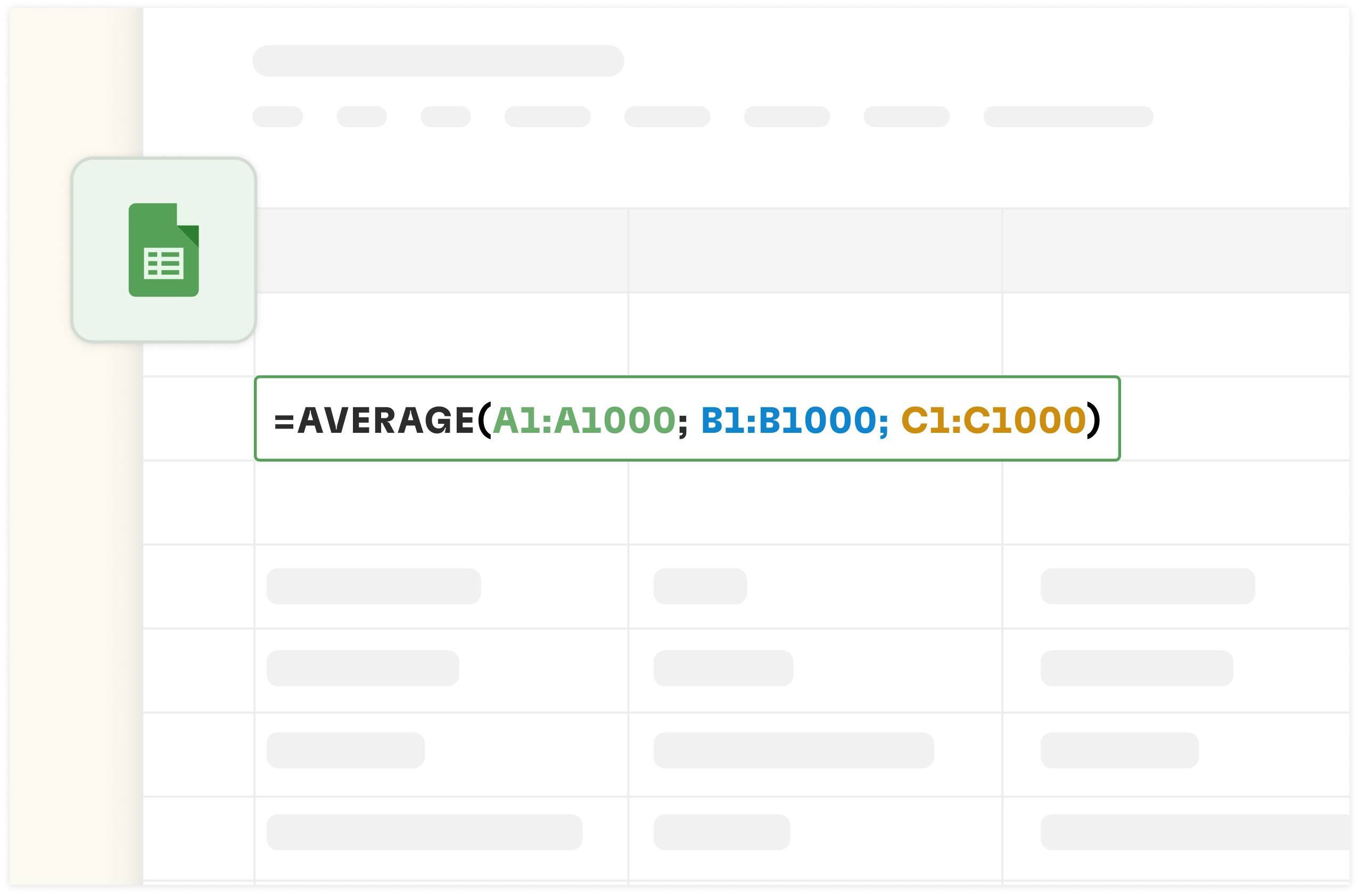 average google sheets-min