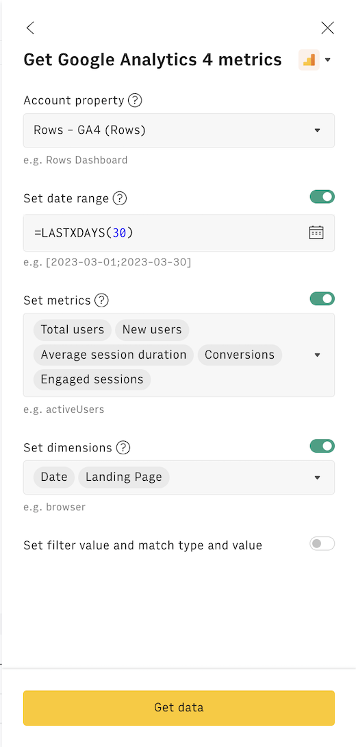 custom report GA4