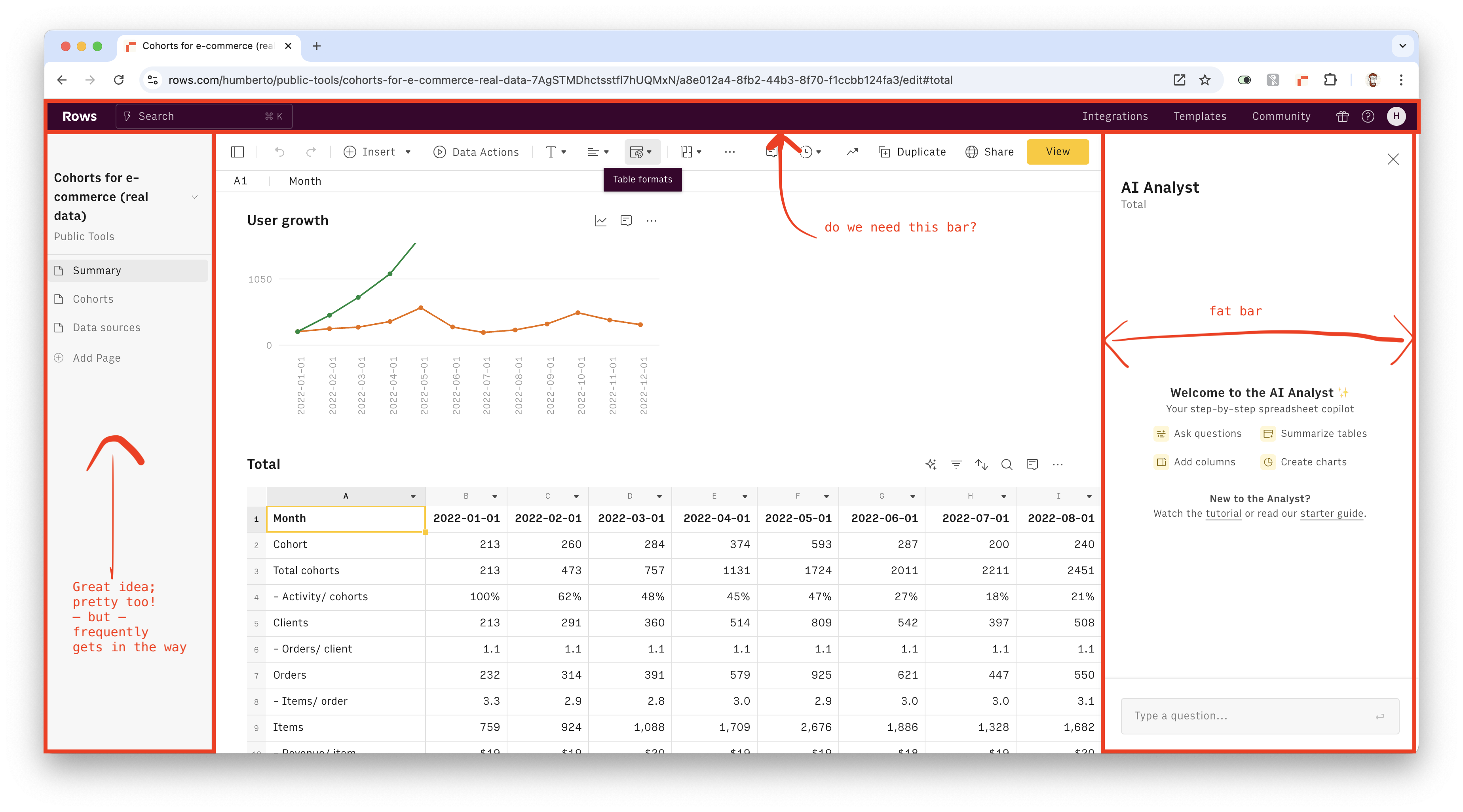 Blog - UI elements