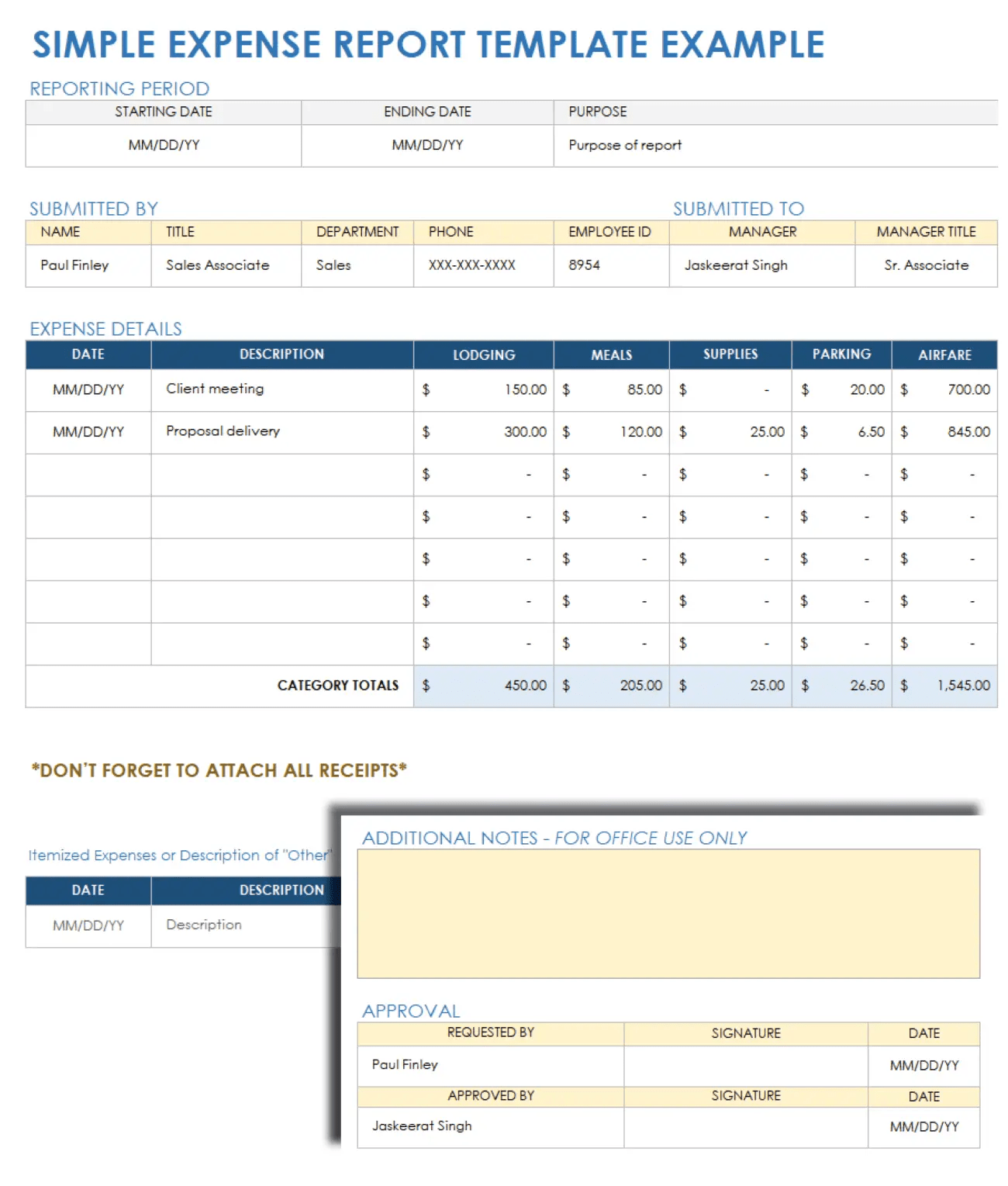 sales expense report template-min