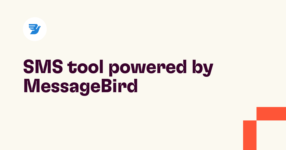 SMS tool with MessageBird Rows template