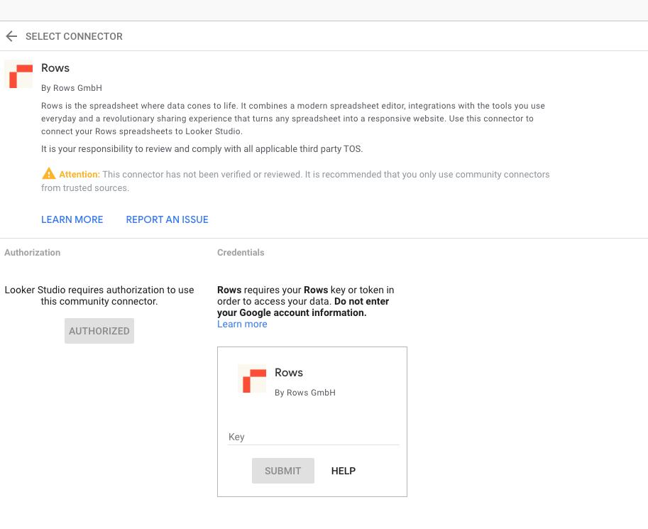 rows-looker-connector-api-key