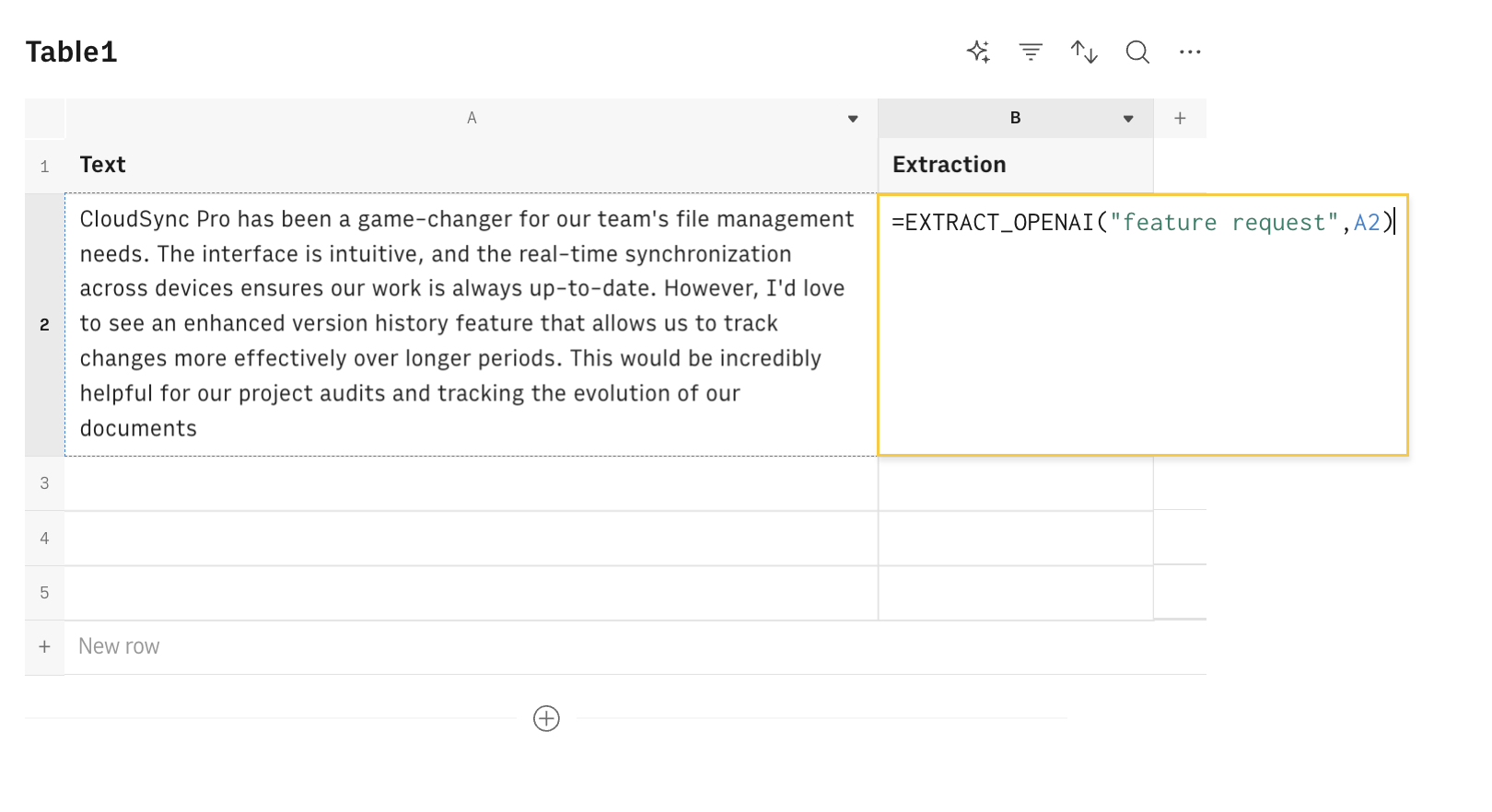 extract element  editor