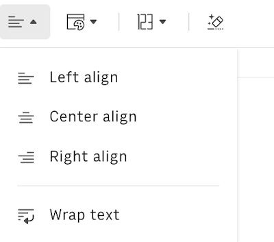 wrap text icon