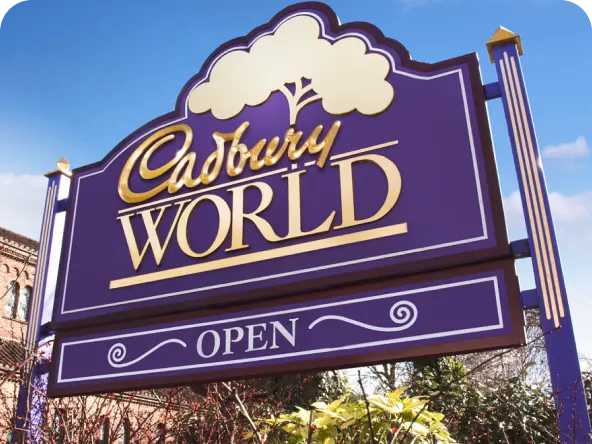 Cadbury sign